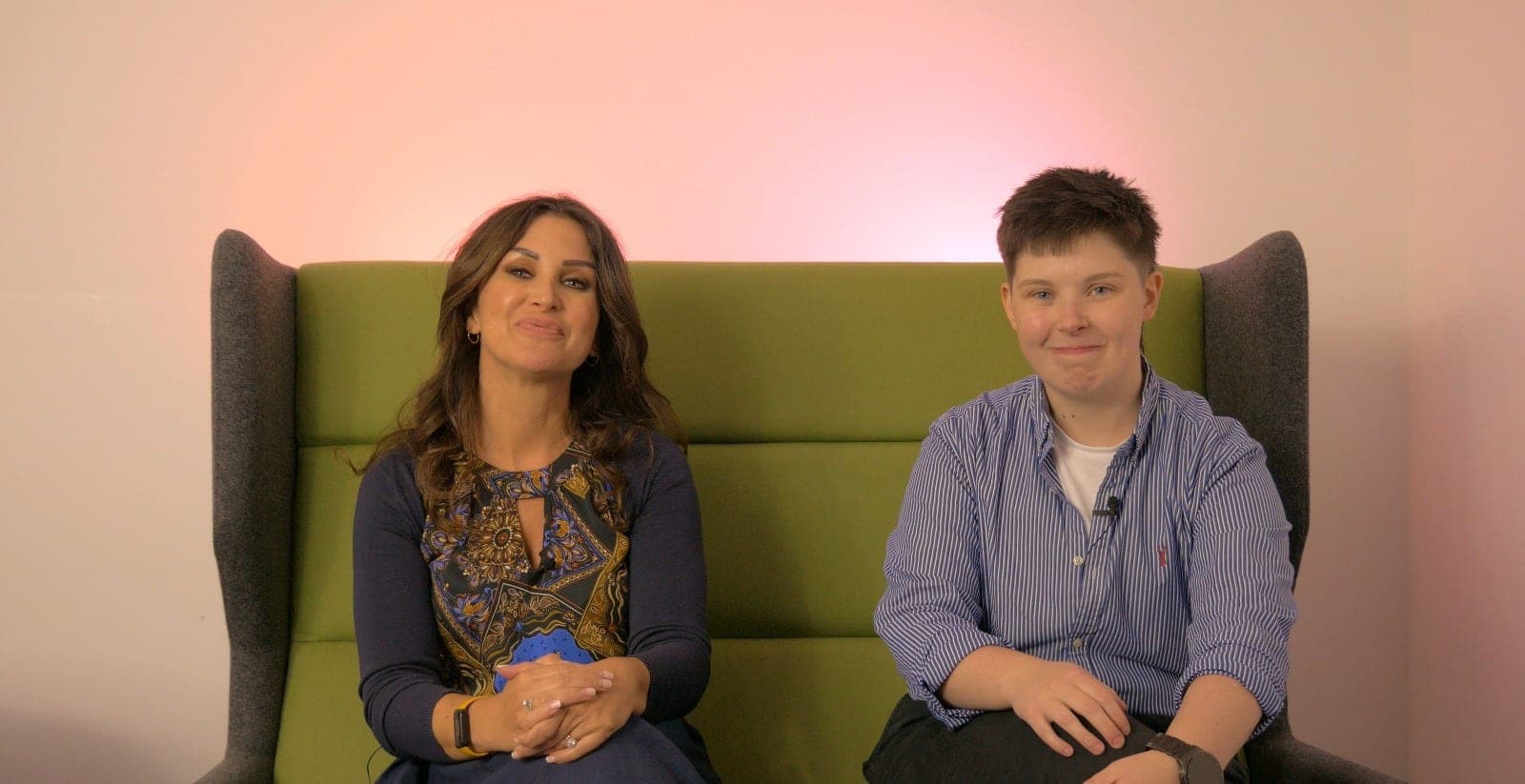 Documentary interview subjects seated for filming